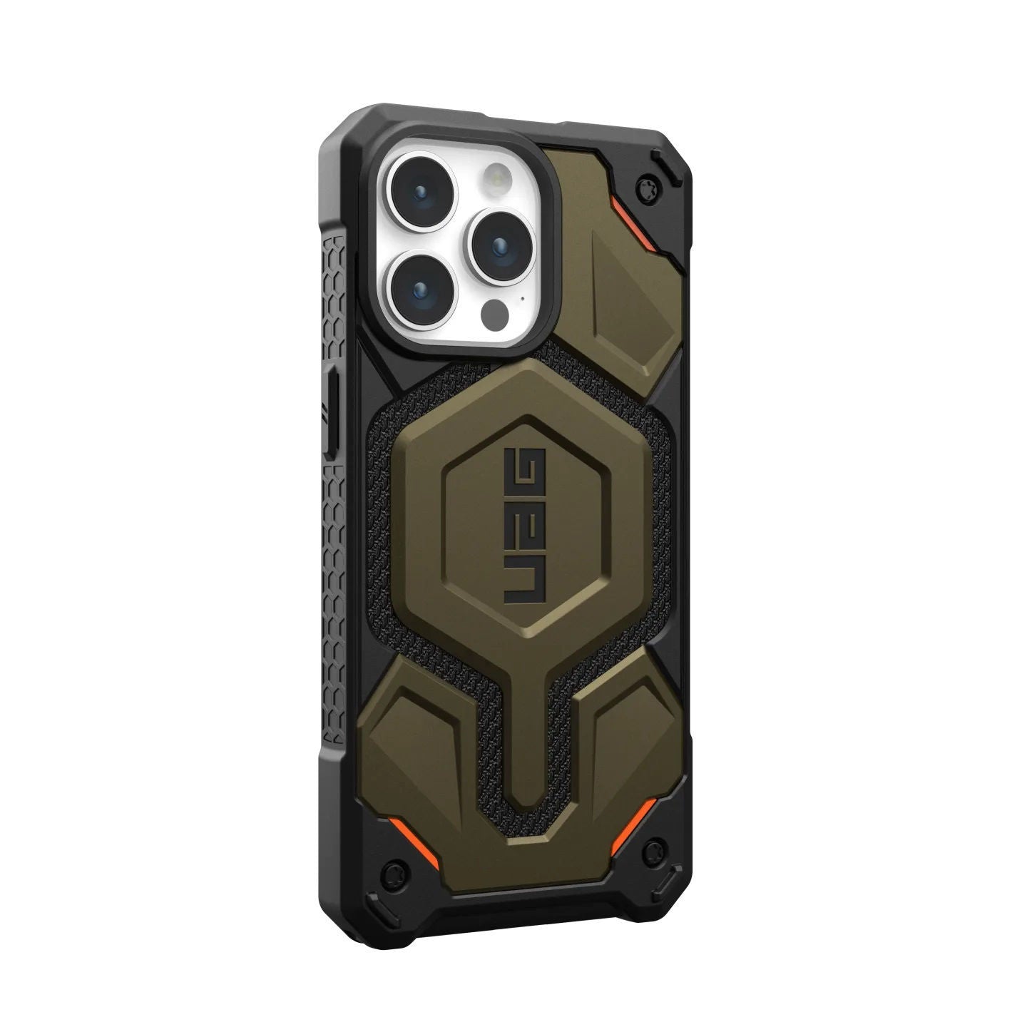 UAG Monarch Pro Magsafe Case for iPhone 15 Pro Max - Kevlar Green