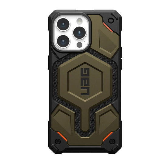 UAG Monarch Pro Magsafe Case for iPhone 15 Pro Max - Kevlar Green