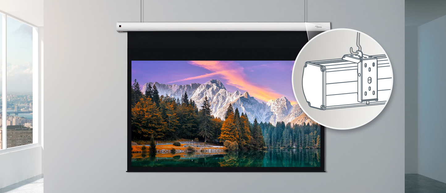 Optoma 120-inch Wall and Ceiling Projection Screen