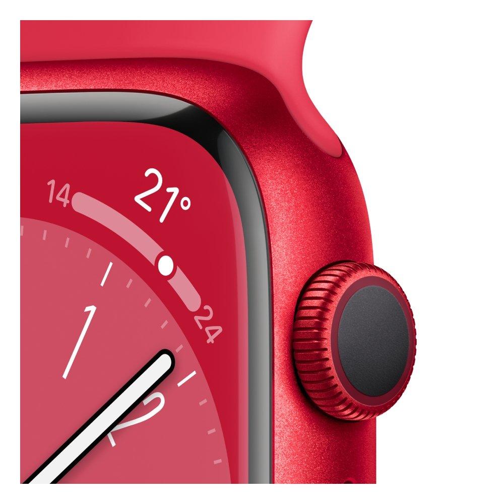 Apple Watch Series 8 GPS, 45mm, Aluminium Body - Red