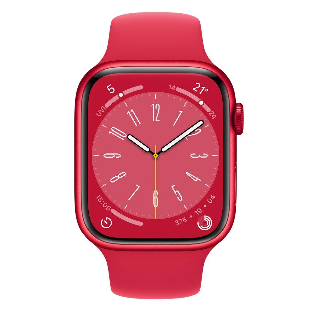 Apple Watch Series 8 GPS, 45mm, Aluminium Body - Red