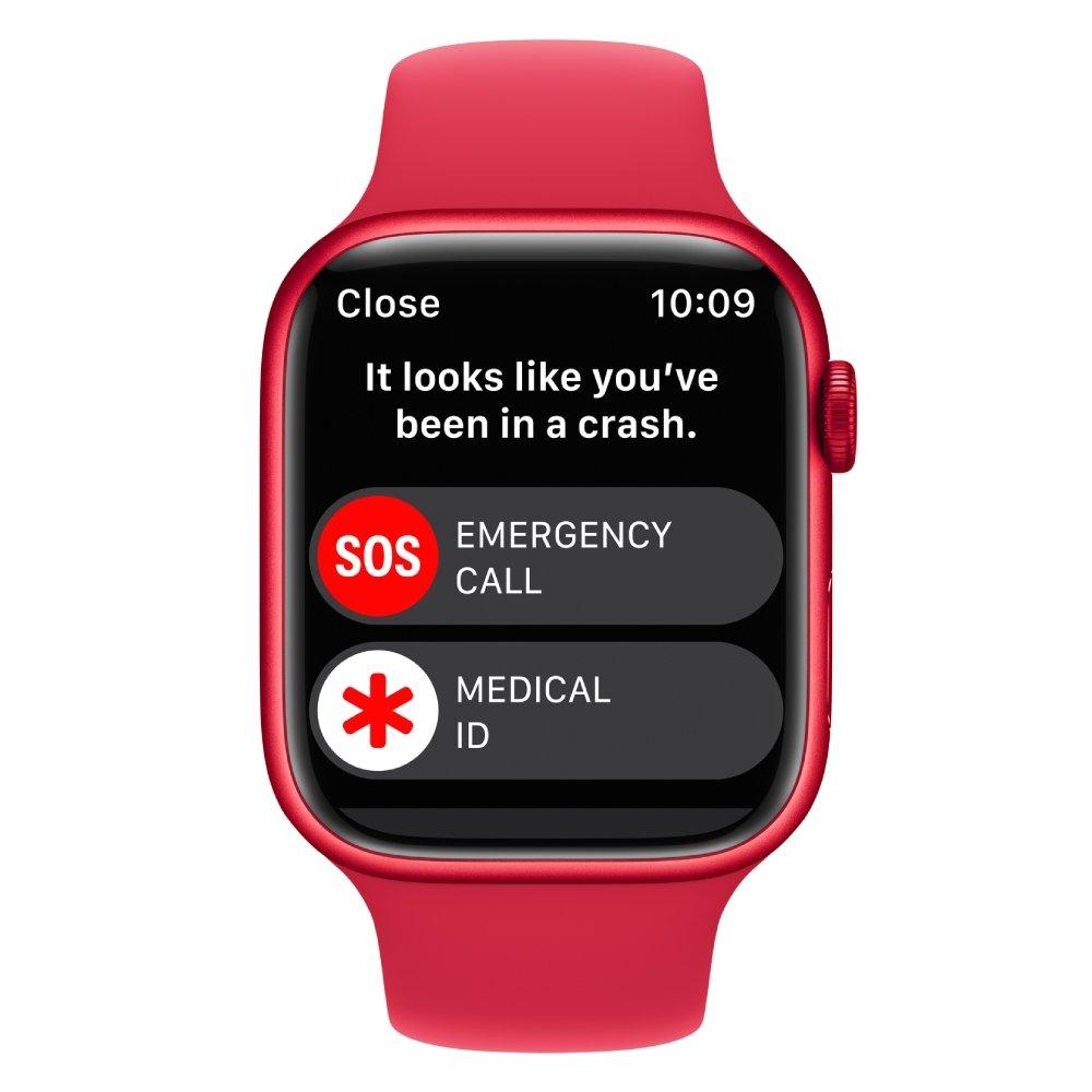 Apple Watch Series 8 GPS, 45mm, Aluminium Body - Red