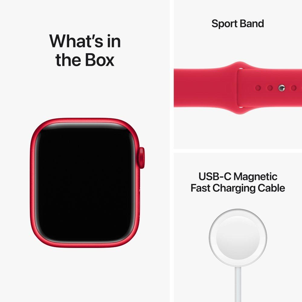 Apple Watch Series 8 GPS, 45mm, Aluminium Body - Red