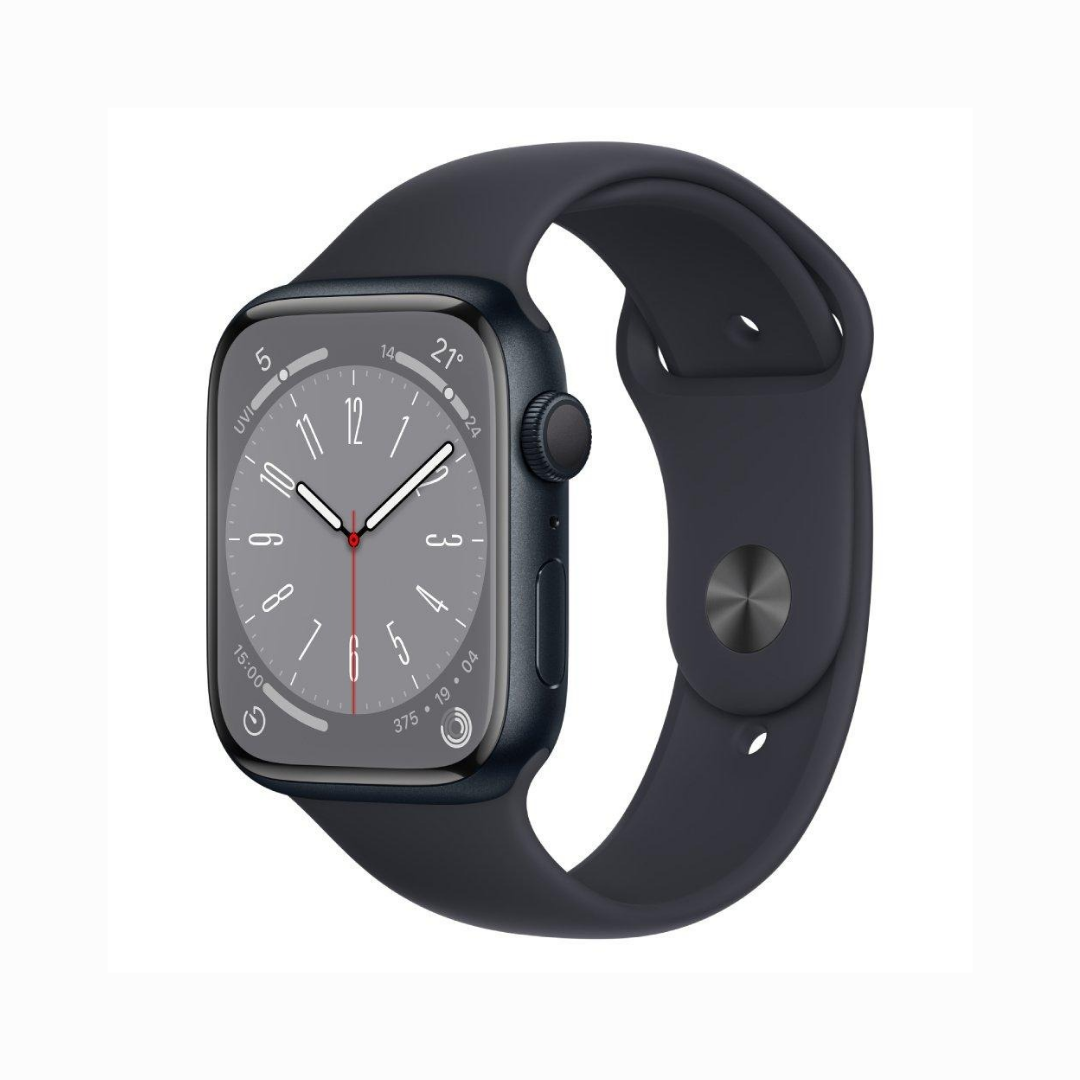 Apple Watch Series 8 GPS, 45mm, Aluminium Body - Midnight Black