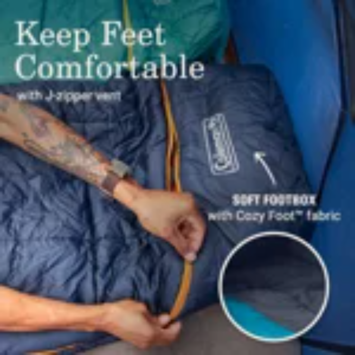 Coleman Big Bay™ 20° Big & Tall Contour Sleeping Bag