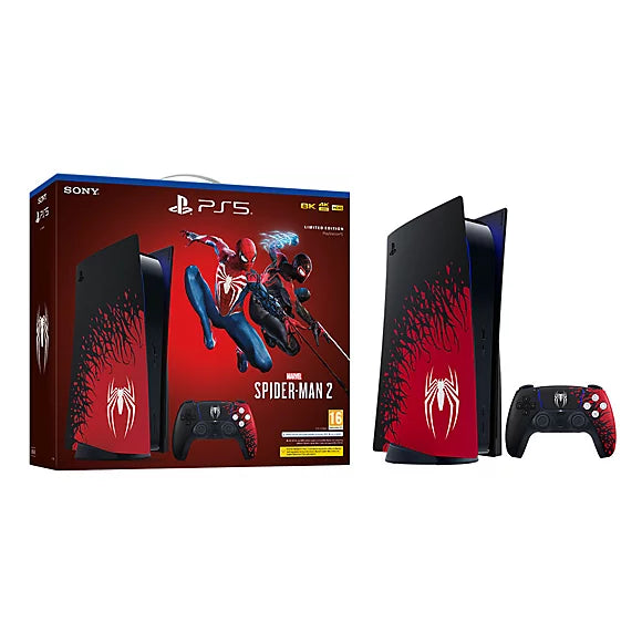 Sony PlayStation 5 Console - Marvel’s Spider Man 2 Limited Edition Bundle