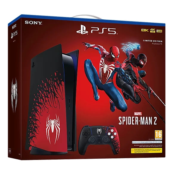 Sony PlayStation 5 Console - Marvel’s Spider Man 2 Limited Edition Bundle